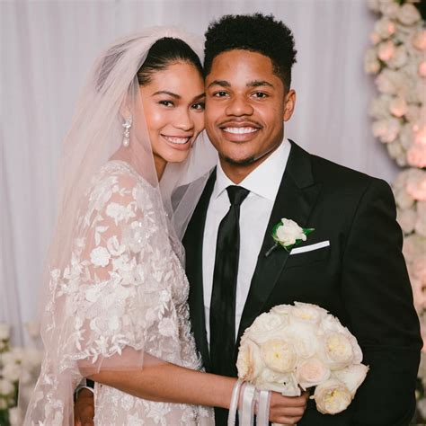 chanel iman wedding photos